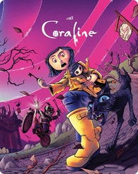 4K UHD + Blu-Ray SteelBook Coraline e o Mundo Secreto | Coraline - Lacrado
