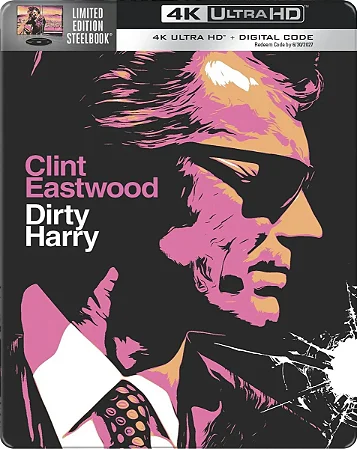 4K UHD SteelBook Perseguidor Implacável | Dirty Harry - Clint Eastwood