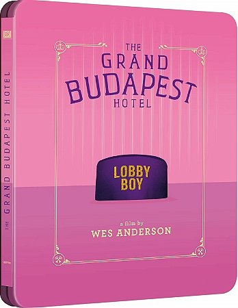 Blu-Ray SteelBook O Grande Hotel Budapeste - Wes Anderson - Dublado e Legendado