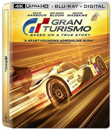 4K UHD + Blu-ray SteelBook Gran Turismo de Jogador a Corredor - David Harbour