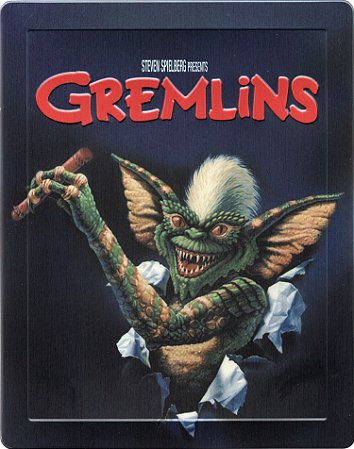 Blu-Ray SteelBook Gremlins - Steven Spielberg - Dublado e Legendado