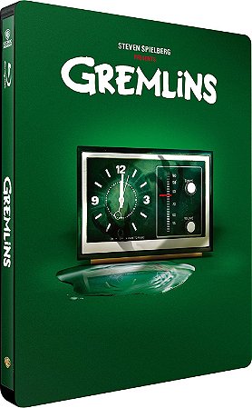 Blu-Ray SteelBook Gremlins - Steven Spielberg - Dublado e Legendado