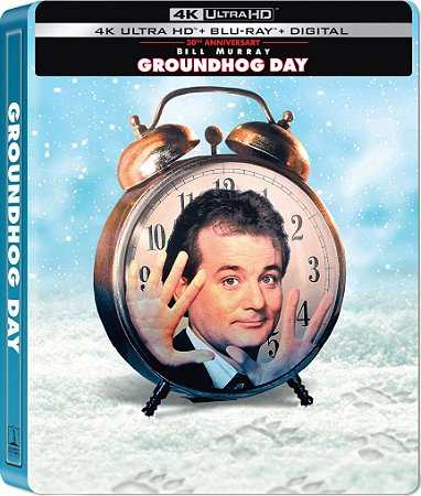 4k + Blu-Ray Steelbook Feitiço do Tempo | Groundhog Day - Bill Murray - Dublado e Legendado