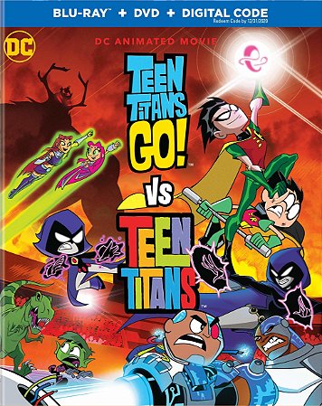 Blu-Ray Os Jovens Titãs em Ação Vs Os Jovens Titãs | Teen Titans Go Vs Teen Titans