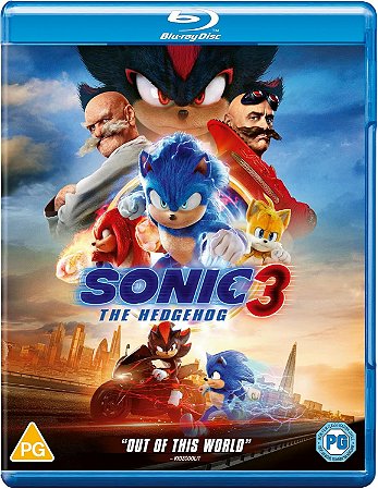 Blu-Ray Sonic 3 | Sonic 3 The Hedgehog