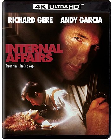 4K UHD + Blu-Ray Justiça Cega | Internal Affairs - Richard Gere - Andy Garcia