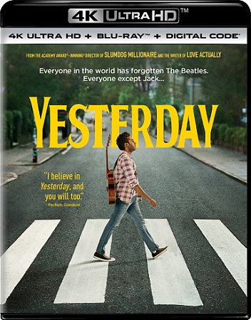 4K UHD + Blu-Ray Yesterday - The Beatles - Danny Boyle - Lacrado
