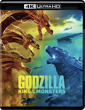 4K UHD + Blu-Ray Godzilla 2 O Rei dos Monstros | Godzilla King Of The Monsters - Dublado e Legendado