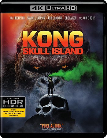 4K UHD + Blu-Ray Kong A Ilha da Caveira | Kong Skull Island - Dublado e Legendado
