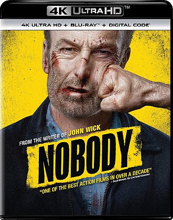4K UHD + Blu-Ray Anônimo | Nobody - Bob Odenkirk - Lacrado