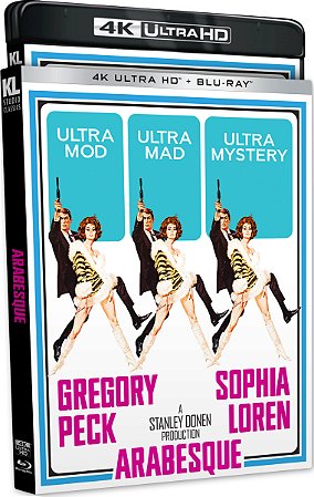 4K UHD + Blu-Ray Arabesque - Gregory Peck - Sophia Loren - Lacrado