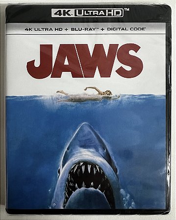 4K UHD + Blu-Ray Tubarão | Jaws - Steven Spielberg - Lacrado