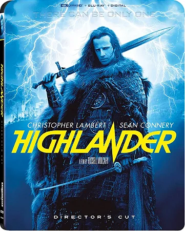 4K UHD + Blu-Ray Highlander O Guerreiro Imortal | Highlander - Lacrado