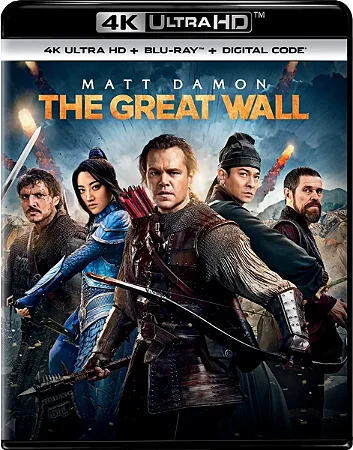 4K UHD + Blu-Ray A Grande Muralha | The Great Wall - Matt Damon - Lacrado