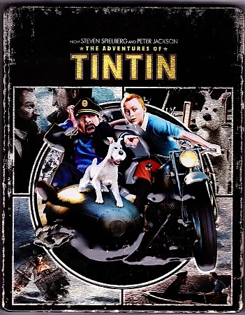 Blu-Ray SteelBook As Aventuras de Tintim | The Adventures Of Tintin - Steven Spielberg
