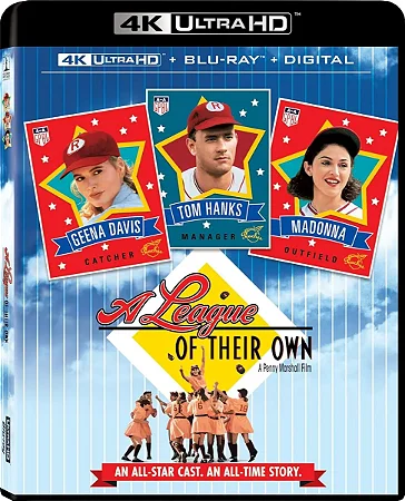 4K UHD + Blu-Ray Uma Equipe Muito Especial | A League Of Their Own - Madonna - Dublado e Legendado