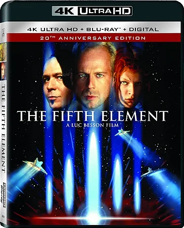 4K UHD + Blu-Ray O Quinto Elemento | The Fifth Element - Bruce Willis - Luc Besson