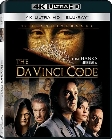 4K UHD + Blu-Ray O Código Da Vinci | The Da Vinci Code - Tom Hanks - Dublado e Legendado