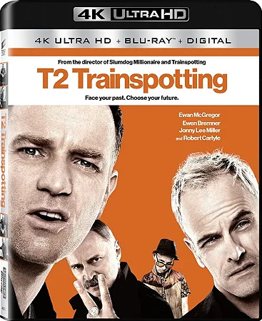 4K UHD + Blu-Ray T2 Trainspotting 2 - Ewan McGregor - Dublado e Legendado - Lacrado