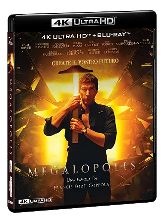 4K UHD + Blu-Ray Megalópolis - Coppola - Adam Driver