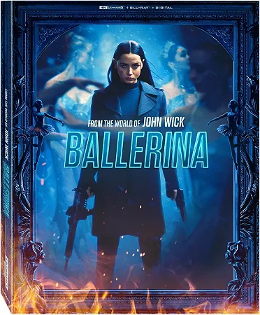 4K UHD + Blu-Ray SteelBook Bailarina | Ballerina - Keanu Reeves - Ana De Armas