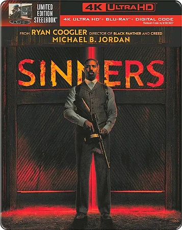 4K UHD + Blu-Ray SteelBook Pecadores | Sinners - Michael B Jordan