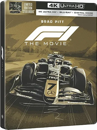 4K UHD + Blu-Ray SteelBook F1 Formula Um O Filme | F1 The Movie - Brad Pitt