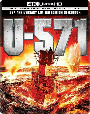 4K UHD + Blu-Ray SteelBook U-571: A Batalha Do Atlântico | U-571