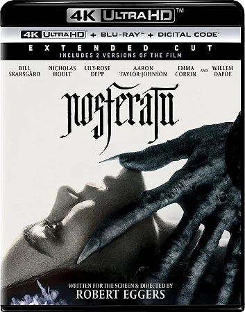 4K UHD + Blu-Ray Nosferatu - Bill Skarsgard - Robert Eggers