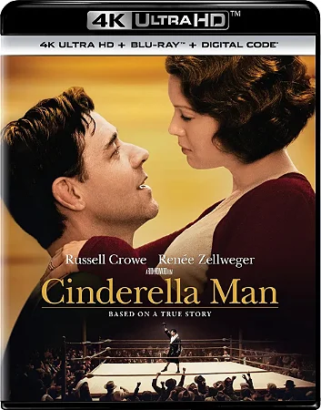 4K UHD + Blu-Ray A Luta Pela Esperança | Cinderella Man - Russell Crowe - Renée Zellweger
