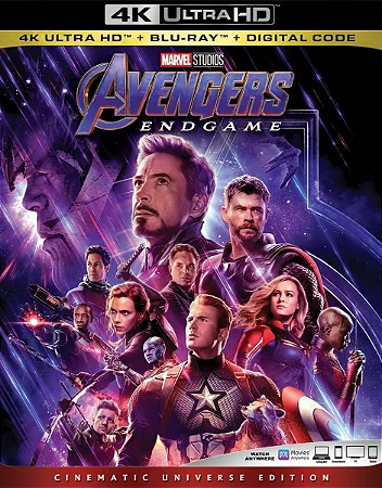 4K UHD + Blu-Ray Vingadores Ultimato | Avengers Endgame - Marvel