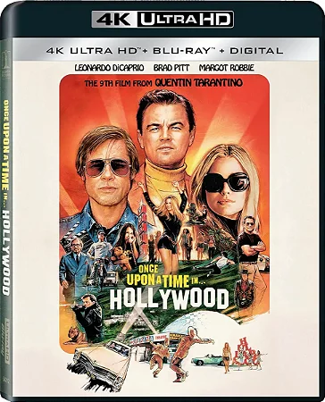 4K UHD + Blu-Ray Era Uma Vez Em Hollywood | Once Upon a Time In... Hollywood - Brad Pitt - Di Caprio - Dublado e Legendado