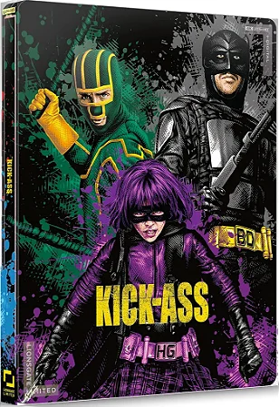 4K UHD SteelBook Kick Ass Quebrando tudo | Kick Ass