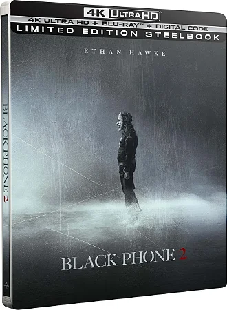 4K UHD + Blu-Ray SteelBook Telefone Preto 2 | Black Phone 2 - Ethan Hawke