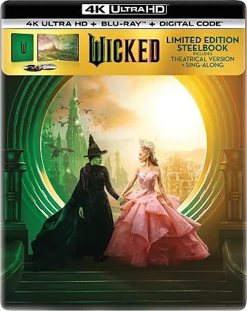 4K UHD + Blu-Ray SteelBook Wicked - Ariana Grande