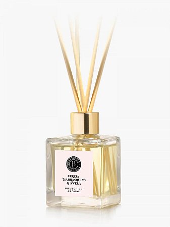 Difusor de Aromas com Varetas - Cereja Marrasquino e Avelã - 50ml