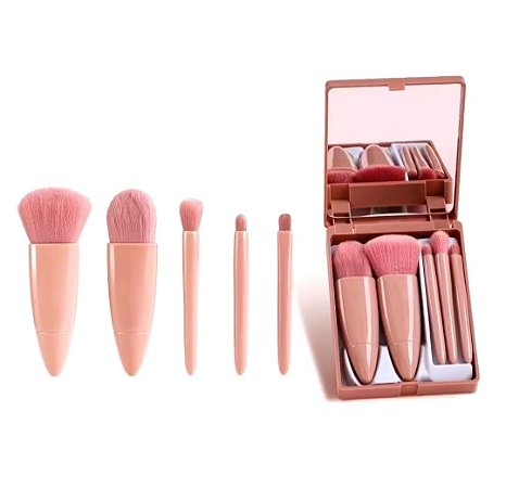 KIT MINI ESPELHO COM PINCÉIS