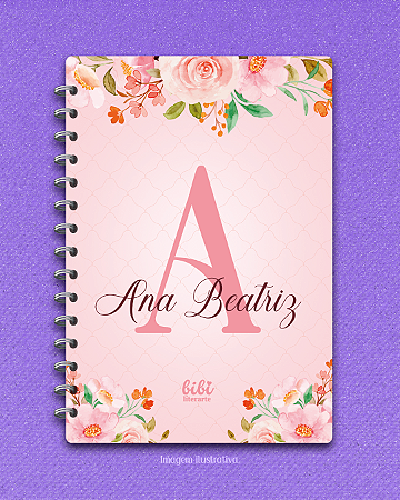 Caderno Personalizado Nome + Frase