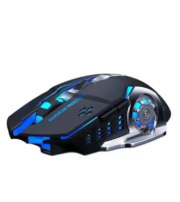 Mouse para jogo sem fio recarregável T-Wolf Q13 preto Inland Sounds