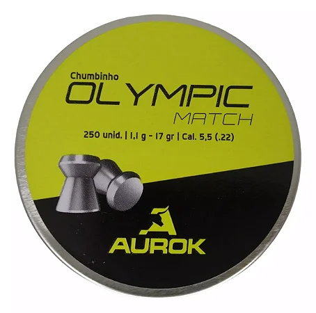 Chumbinho Olympic Match  1,10g 250 Unidades 5.5mm