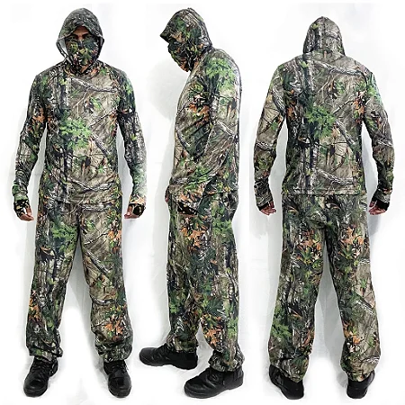 Kit Roupa Camuflada + Bandana
