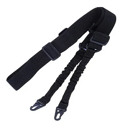 Bandoleira 2 Pontas Sling Tática Conector Em Metal