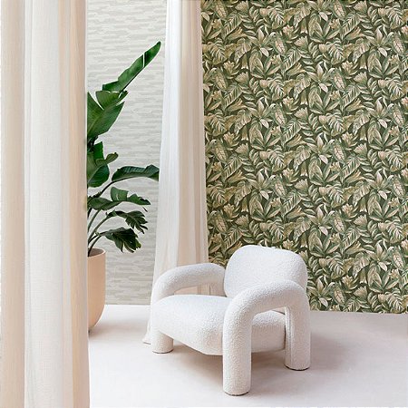 Papel de Parede Belize - Folhas e Flores - BZ3106 - Vinílico
