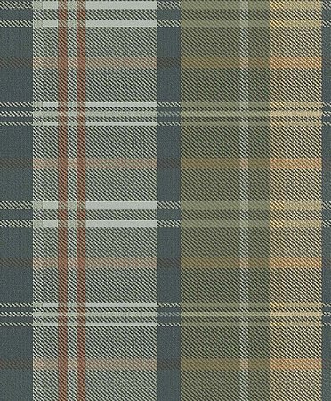 Papel de Parede Botany House - Xadrez - 15565 - Vinílico