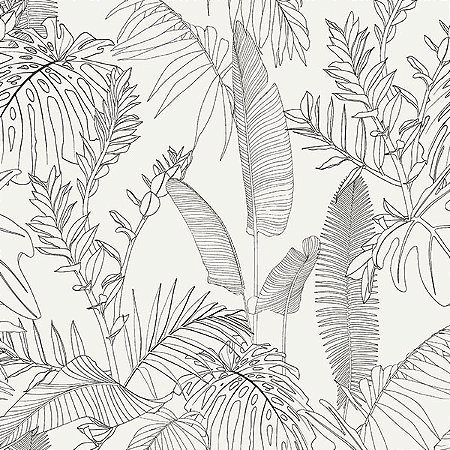 Papel de Parede Icon - Folhas e Flores - A69301 - Vinílico