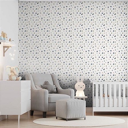 Papel de Parede Revoada - Poa - 4412 - Vinílico