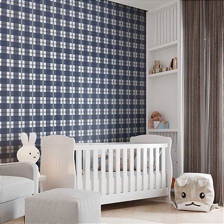 Papel de Parede Revoada - Xadrez - 4453 - Vinílico