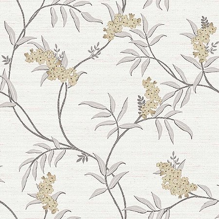 Papel de Parede Tradizione - Folhas e Flores - 33301 - Vinílico