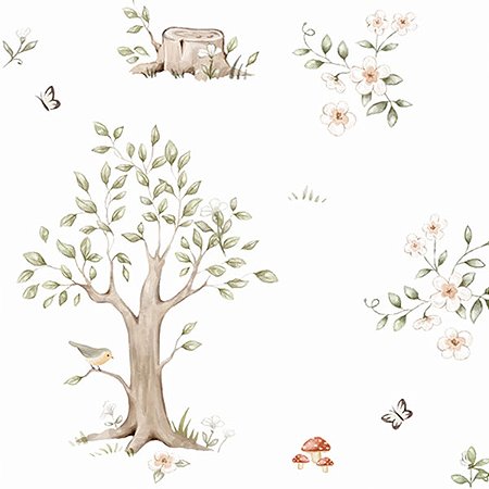 Papel de Parede Doce Bebê 1 - Infantil - DB735 - Vinílico