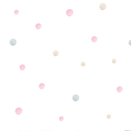 Papel de Parede Doce Bebê 2 - Poa - DB803 - Vinílico